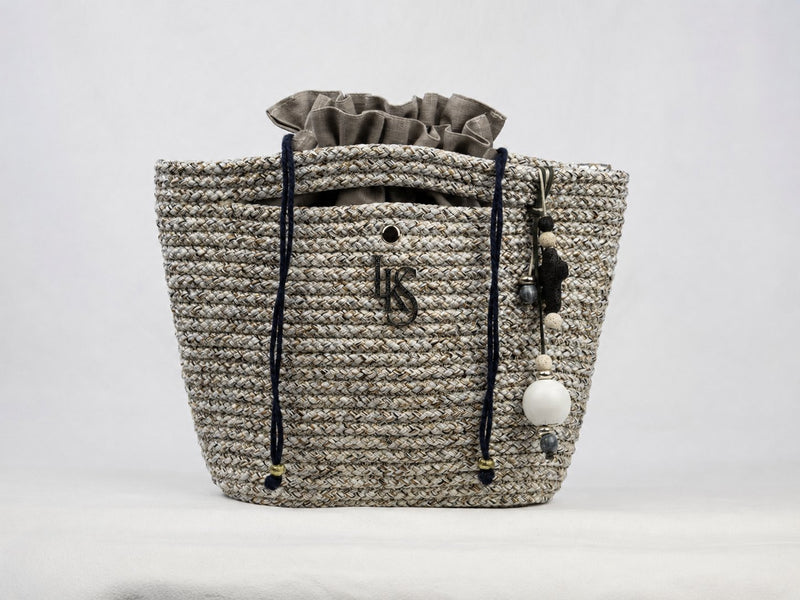 Bolso de Cuerda · Gris Jaspeado