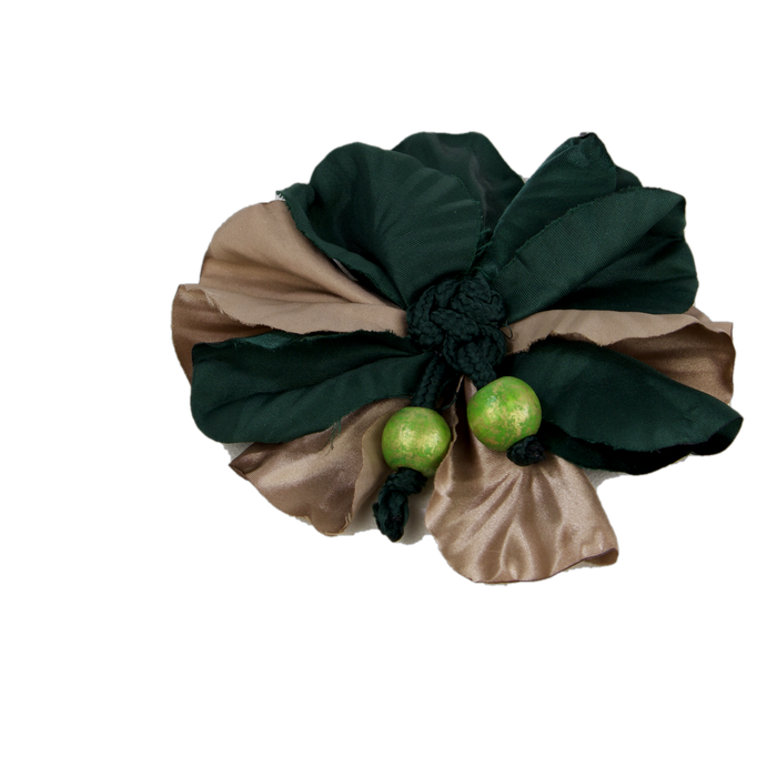 Flores cosidas a mano