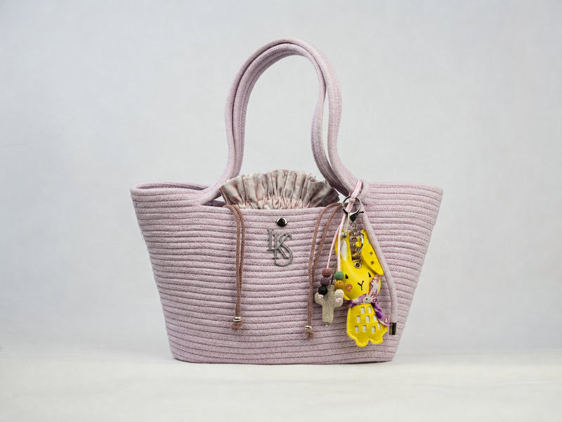 Bolso de Cuerda · Rosa Bebé