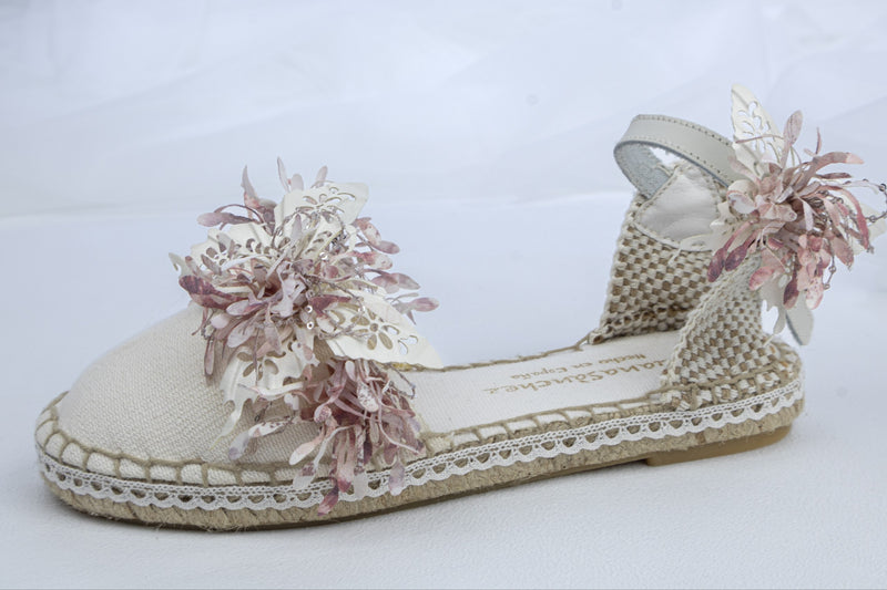 Esparteña de Ceremonia Rosa Empolvado
