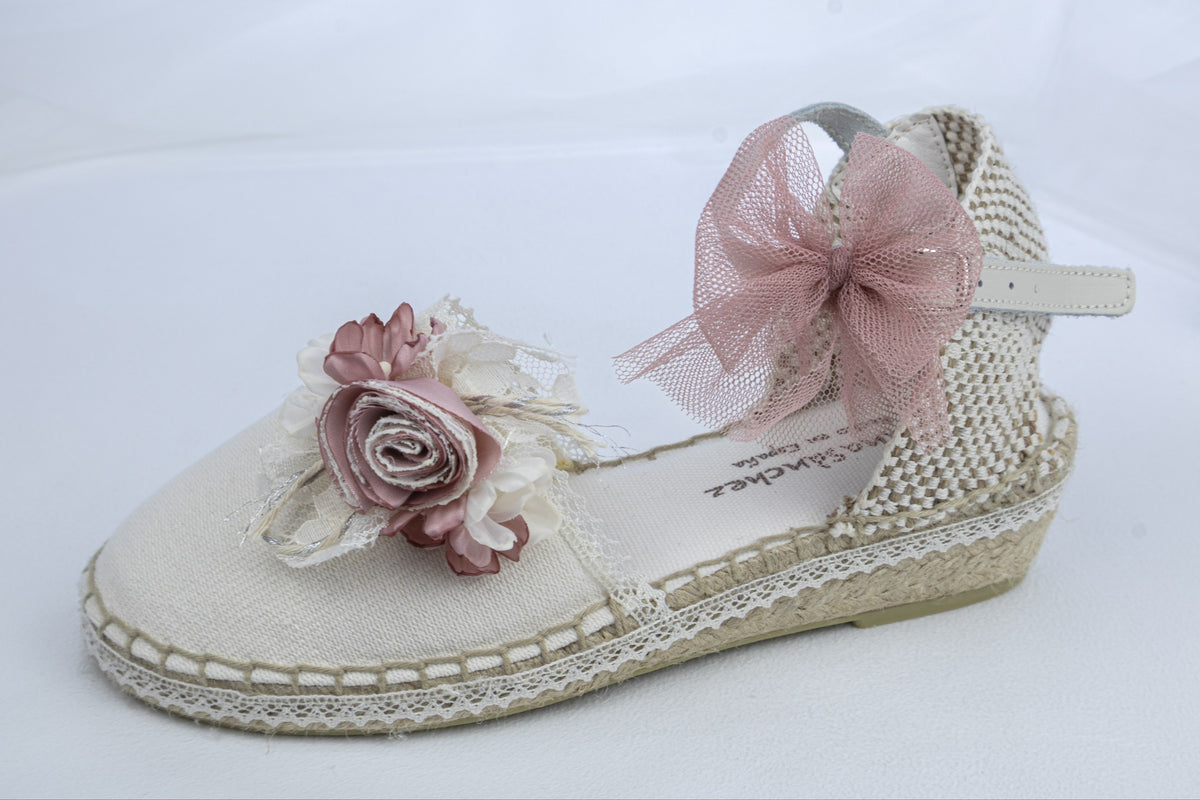 Esparteña de Ceremonia · Rosa Empolvado 06 — Juana Sánchez