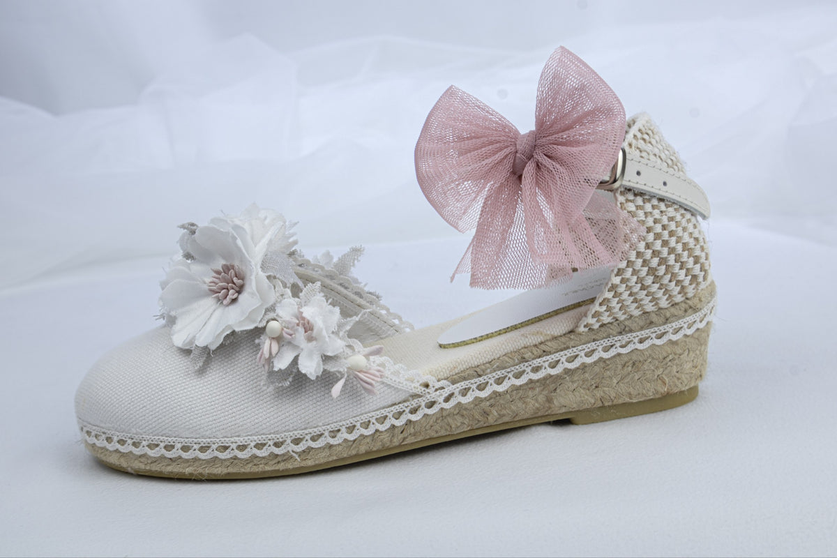 Esparteña de Ceremonia · Rosa Empolvado 12 — Juana Sánchez