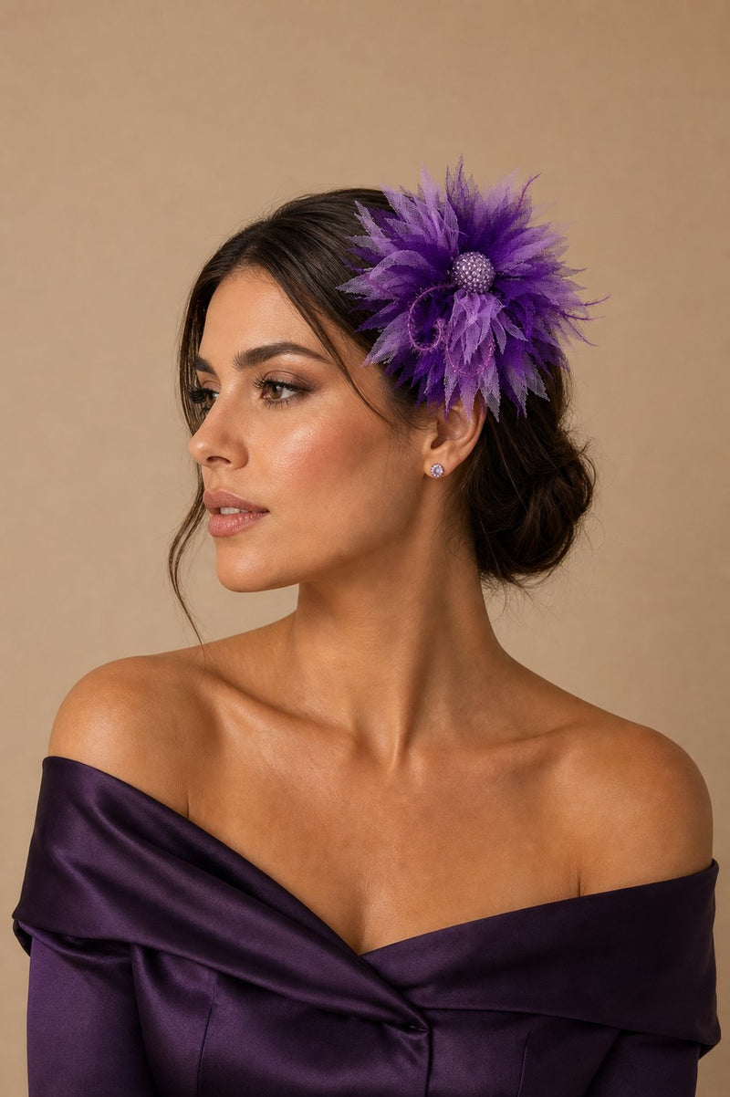 Tocado · Morado — en modelo